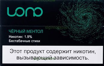 "LONO" черный ментол